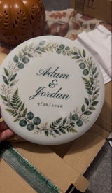 Personalized Wedding Custom Disc Golf Disc