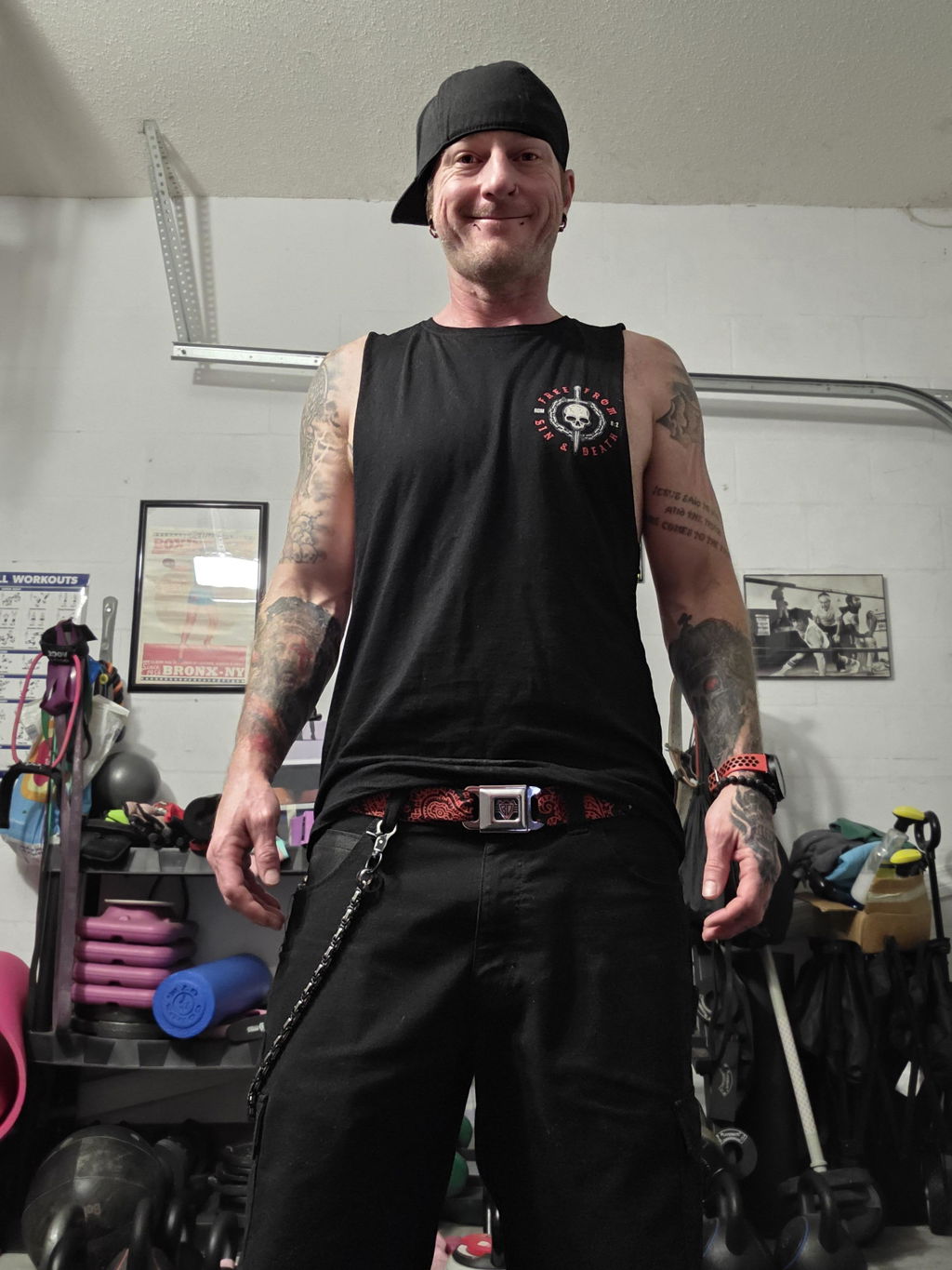 Free From Sin & Death Cut Off Tank