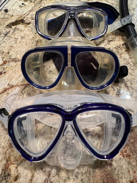 Customer review photo: Tusa Intega Dual Lens Dive Mask