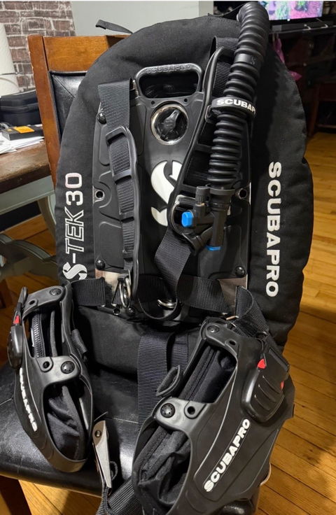 Customer review photo: Scubapro S-TEK Back Pad Kit