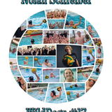 Water Polo Team Sport Photo Collage Template Canva PDF