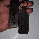 Leather Keychain Key Fob Templates SVG Vector Silhouette Cameo Cricut Laser Cut File Clipart Png Dxf Eps