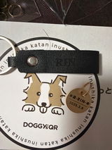 真鍮キーホルダー | QRコード付き犬用迷子札 | アプリ連携
