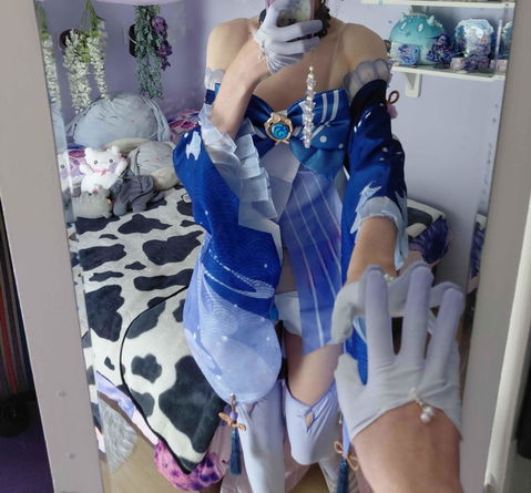 【Partially Ready For Ship】DokiDoki-SR Game Genshin Impact Sangonomiya Kokomi  Cosplay Costume Women