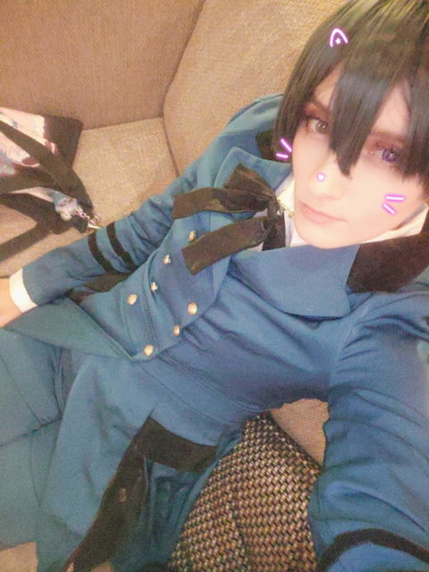 【Partially Ready For Ship】Dokidoki-R Anime Cosplay Ciiel Phaantomhiive Costume Casual Wear