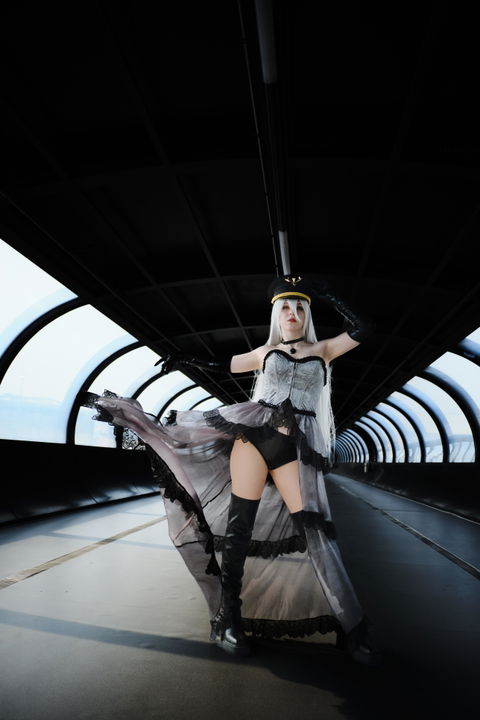 【Size S-3XL】DokiDoki-SR Manga Anime Cosplay Kiitagaawa Maariin Costume Black Lobelia