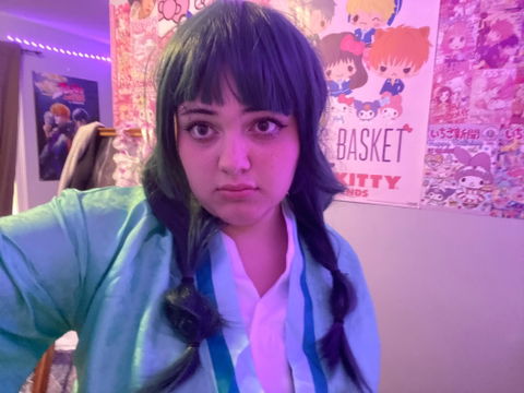 【Partially Ready For Ship】DokiDoki Anime The Apothecary Diaries Cosplay Mao Mao Wig / Bow Clip / Ear Clip Long Straight Green Hair Maomao