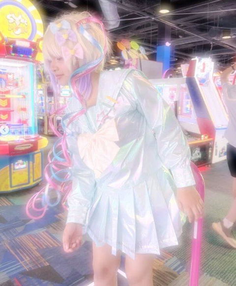 【Ready For Ship】DokiDoki-SR Game NEEDY GIRL OVERDOSE Cosplay KAngel Cospaly Costume Game Halloween