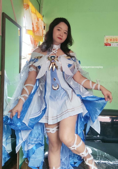 【Partially Ready For Ship】【2 Versions】【Size S-3XL】DokiDoki-SR Game Genshin Impact Cosplay Columbina Costume Moon Maiden Song of the Welkin Moon Nod Krai Halloween