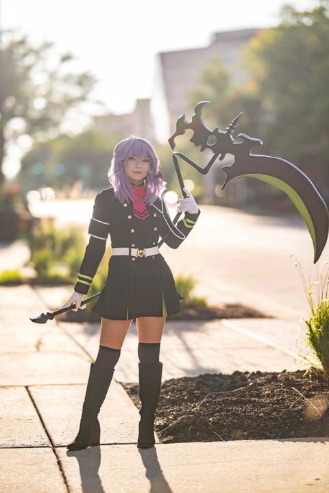 【In Stock】DokiDoki-R Anime Seraph of the End Cosplay Shinoa Hiiragi Costume