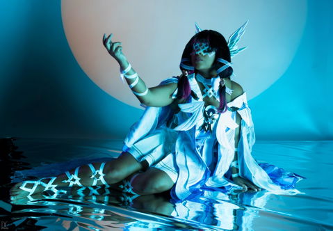 【Partially Ready For Ship】【2 Versions】【Size S-3XL】DokiDoki-SR Game Genshin Impact Cosplay Columbina Costume Moon Maiden Song of the Welkin Moon Nod Krai Halloween