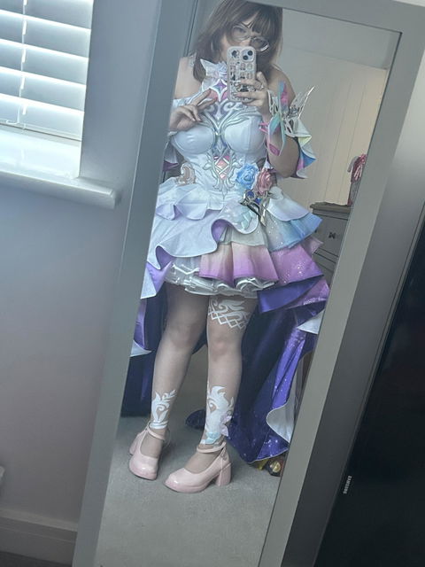 【Ready For Ship】【Size S-2XL】DokiDoki-SR Game Honkai: Star Rail Cosplay Cyrene Diamond Sheen / Laser Sheen Costume Adult Cyrene Halloween