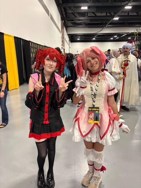 【US/EU LOCAL SHIPPING】【Size S-2XL】DokiDoki-SR Anime Cosplay Costume / Wig Pink Battle Dress Cute