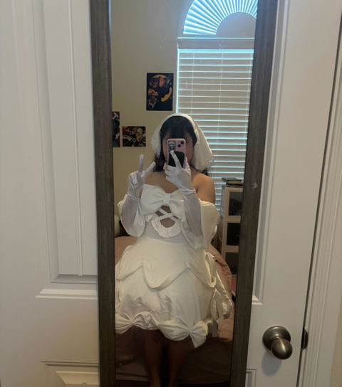 【Partially Ready For Ship】【Size XS-4XL】DokiDoki-R Music Project Cosplay Zombie Idol Costume White Dress Halloween