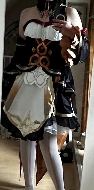 【Partially Ready For Ship】【Size S-2XL】DokiDoki-N Game Genshin Impact Cosplay Marionette Costume Sandrone Halloween