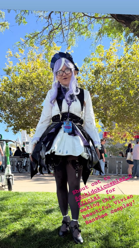【Ready For Ship】【Glowing】DokiDoki-SR Game Zenless Zone Zero Cosplay Vivian Costume Vampire Girl ZZZ Halloween