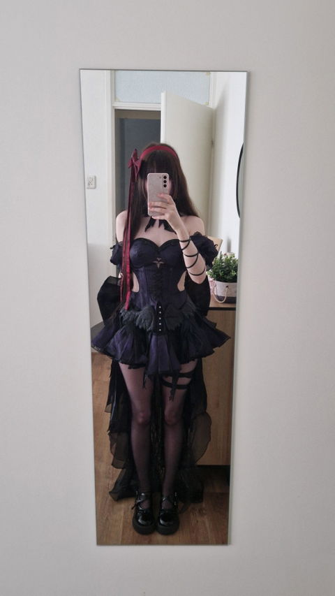 【Ready For Ship】DokiDoki-SR Anime Cosplay  Costume Dress  Fate Symphony Doujin Purple