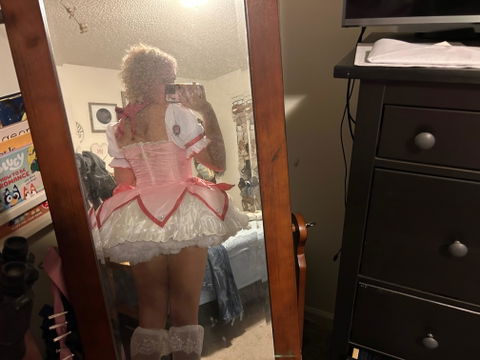 【Size S-2XL】DokiDoki-SR Anime Cosplay Costume Pink Battle Dress Cute Halloween
