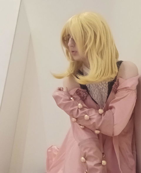 【Partially Ready For Ship】【Size S-2XL】DokiDoki-R Anime Cosplay Costume Pink Rose Dress SBR