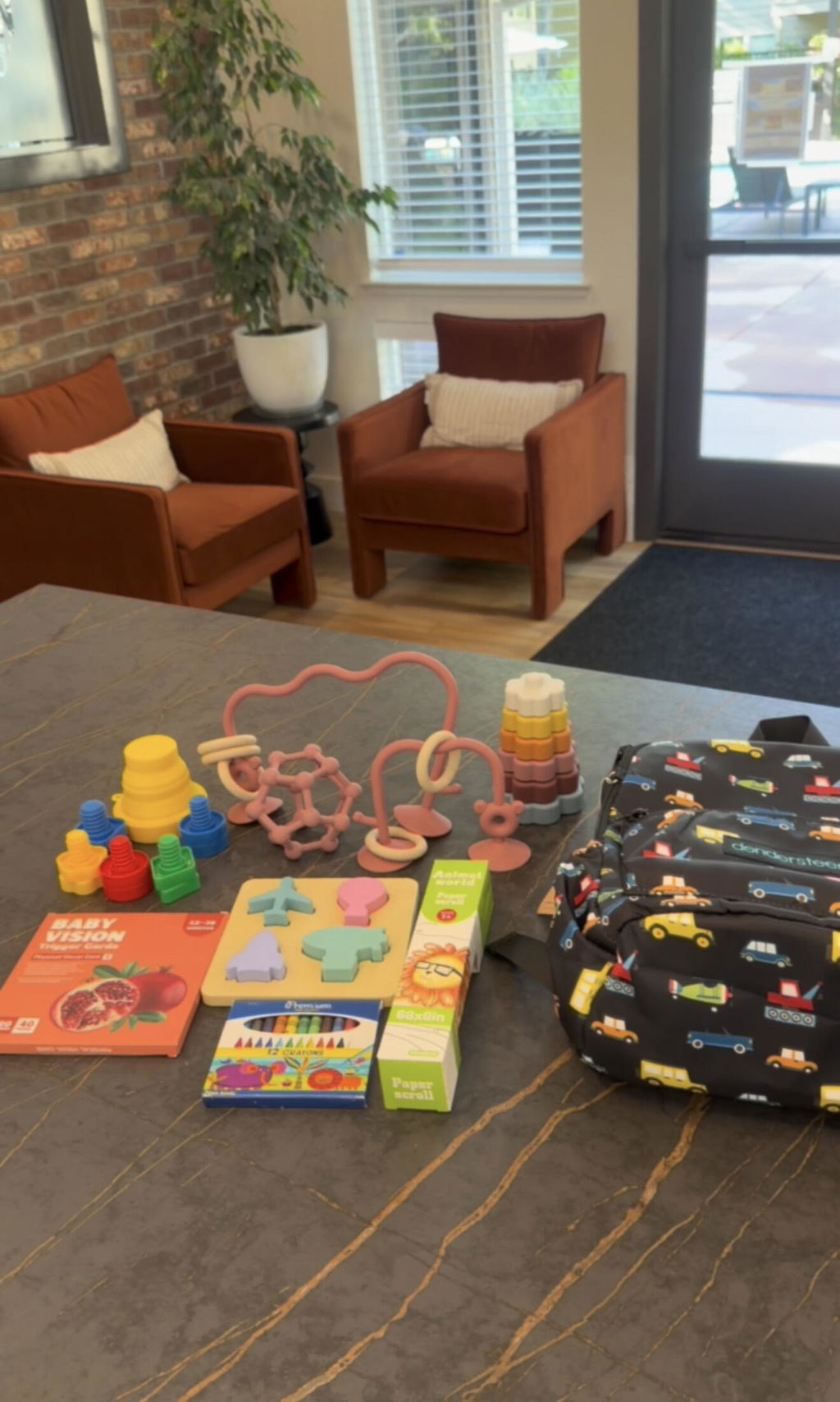 1 Year Old Kid Toy Set + Backpack