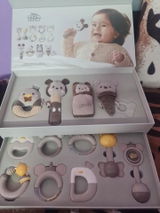 Luxury Baby Teething Gift Box – Elegant & Soothing Essentials for Newborns