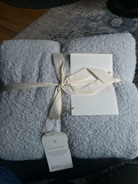 Faux Fur Shearling Throw Blanket