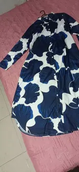 Robe Florale Bleu Marine