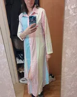 Robe Rayures Multicolores