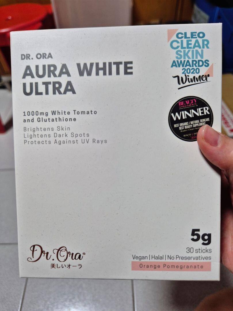 Aura White Ultra - Best Skin Whitening Supplement Singapore | L-Glutathione, Brighten Skin & Fade Dark Spots