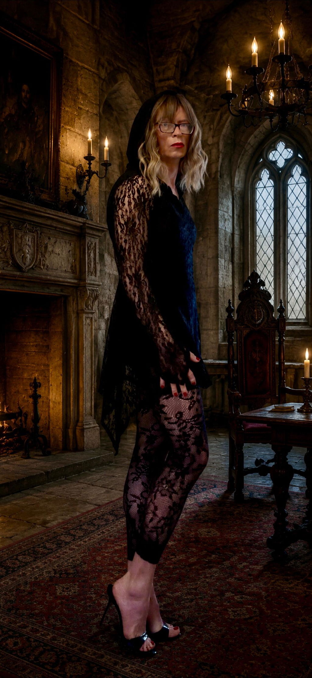 Victorian Lace Hoodie – DraculaClothing