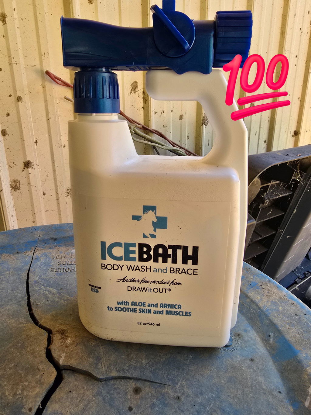 IceBath™ 32oz Cooling Body Wash and Brace | Draw It Out®