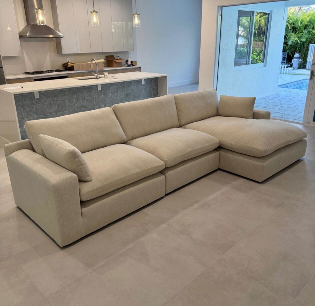 Elyza Beige™ Cloud Sofa