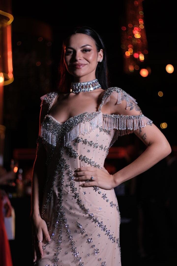 Kendall Jenner Nude Mermaid Luxury Dubai Evening Dresses SS358
