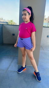 Orchid Pink Girl’s Shorts