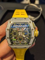 Moissanite RM 11 Style Watch with Box and Papers