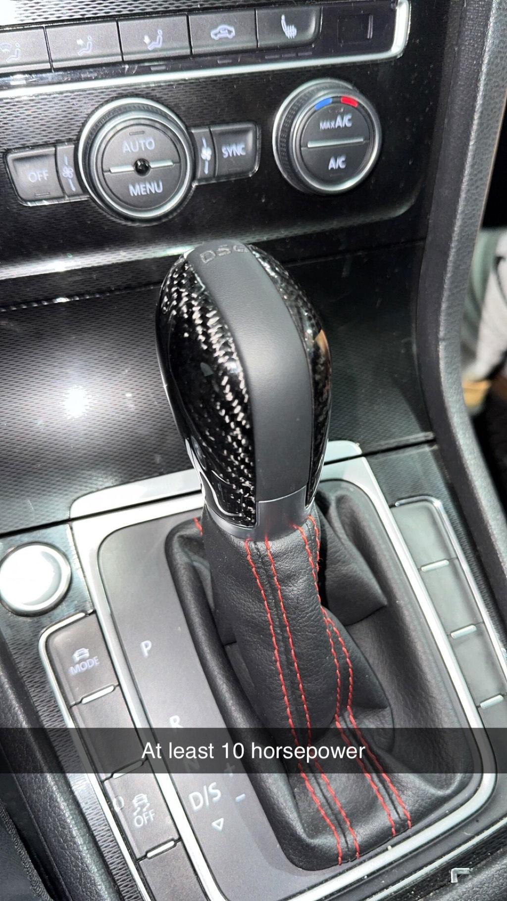 DSG Shifter Knob Carbon Fiber Complete Upgrade