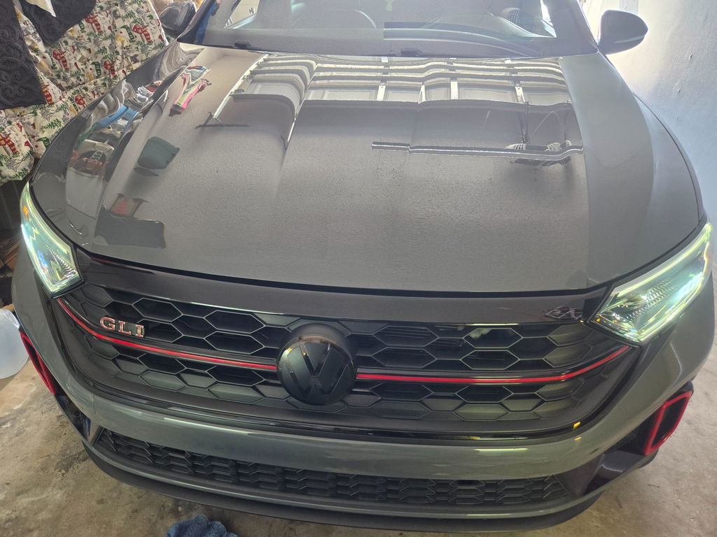 Black VW Emblem Cover Front/Rear for 2015-2026 Jetta MK6.5 MK7 MK7.5