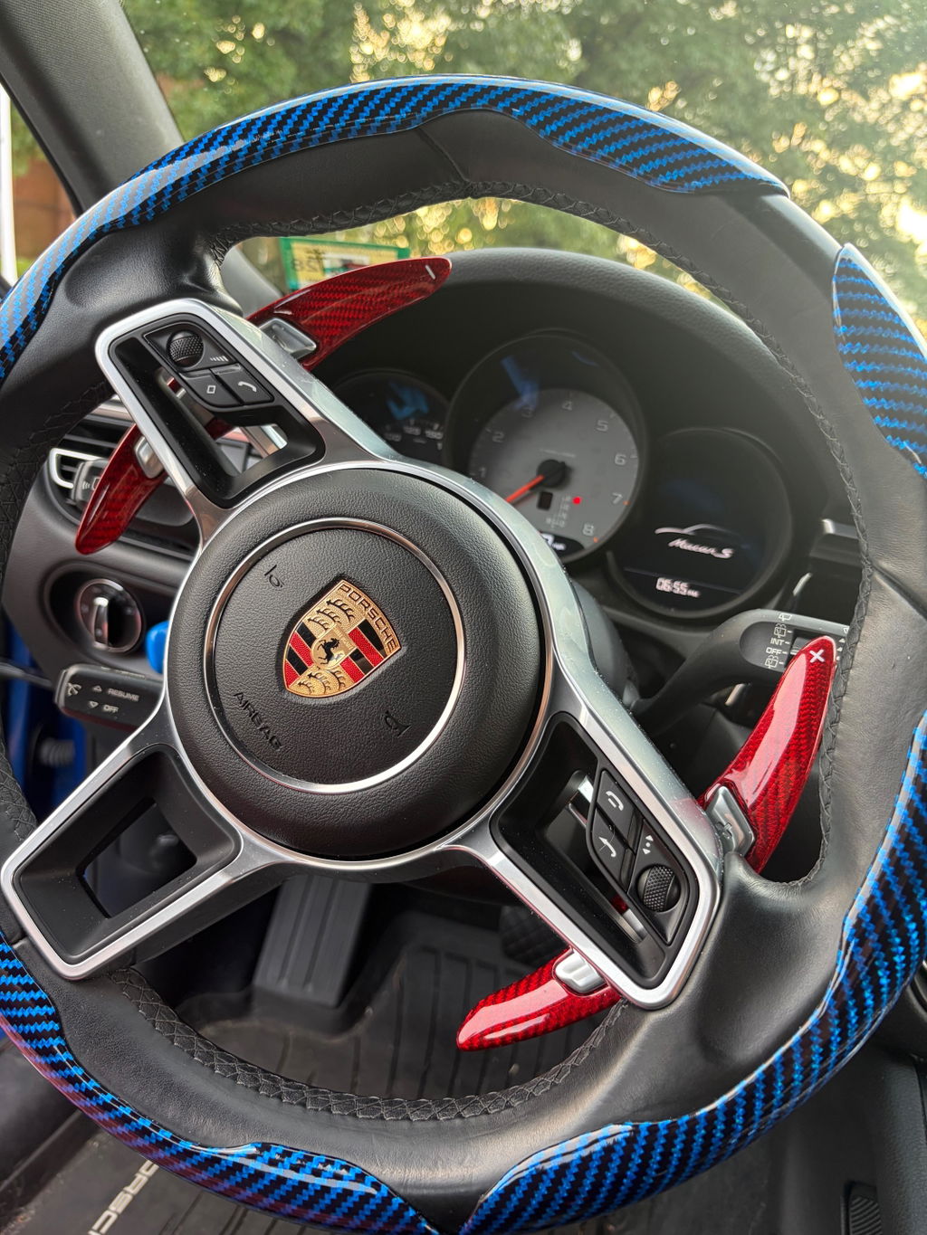 Carbon Fiber Paddle Shifters for Porsche (P2)