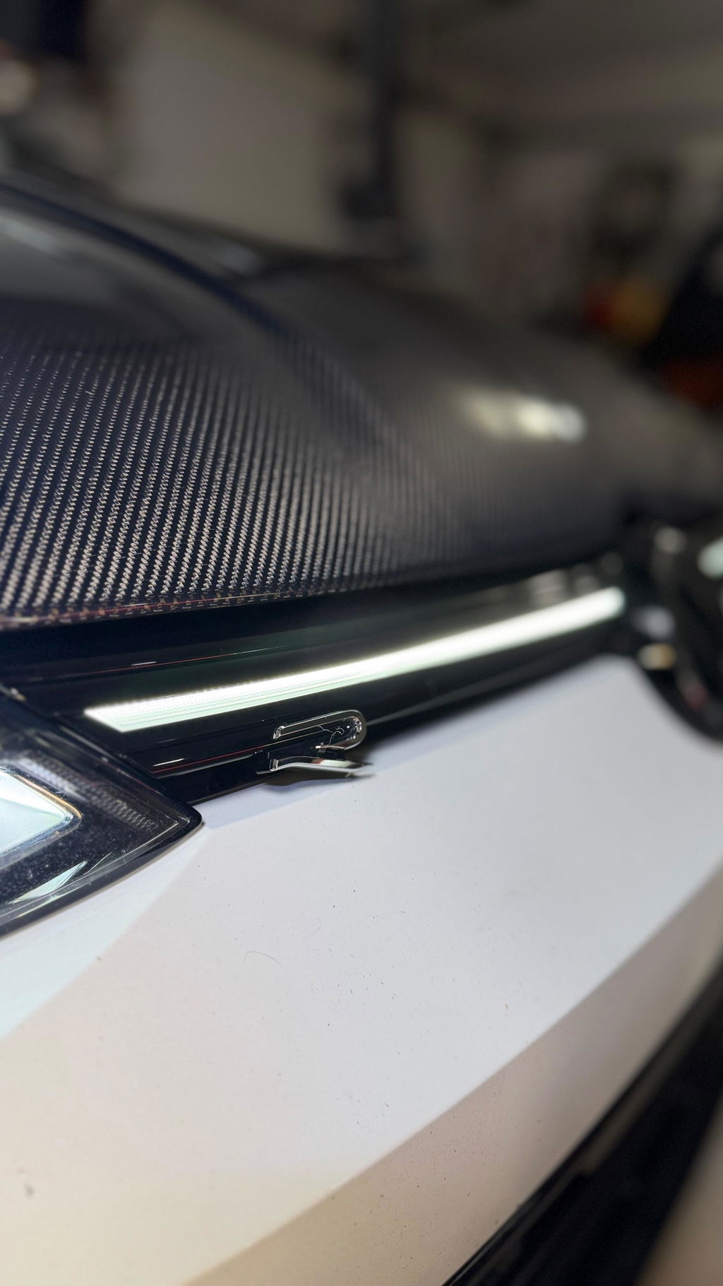 Black Grille Strip for VW Golf MK8 GTI & R