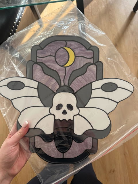Death Moth - Mirror Acrylic Wall Art