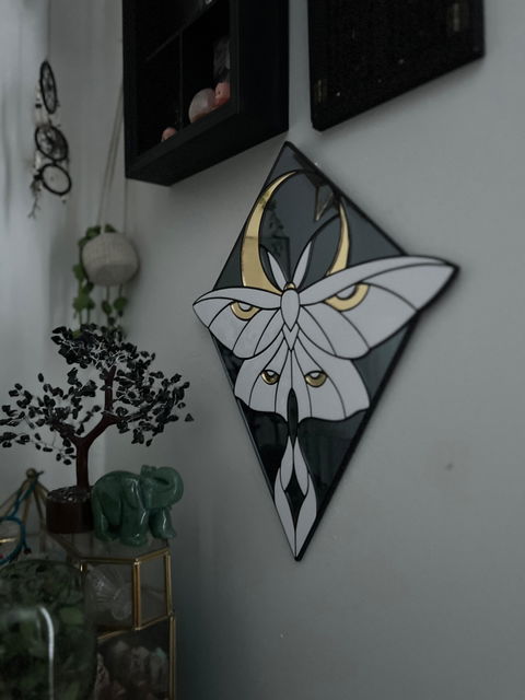 Luna Moth - Mirror Acrylic Wall Art