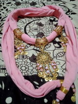 Shawq Necklace Scarf - Cotton