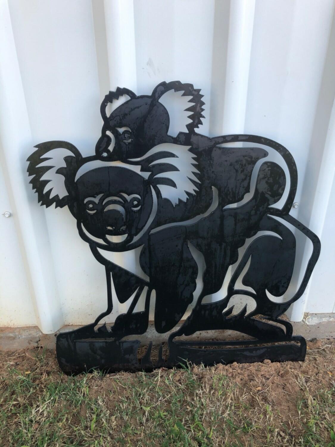 Animal Figure DXF Files | Australian Koala Bear CNC Cutting Design