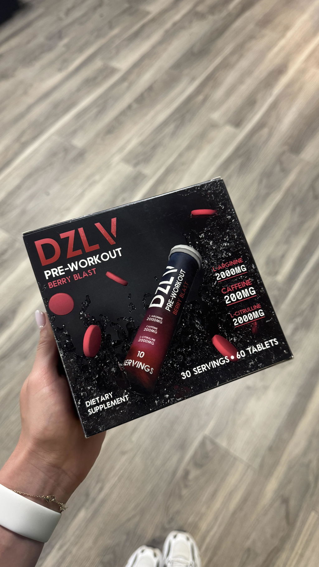 DZLV - The Original Dissolvable Preworkout Tablet (30 Servings)