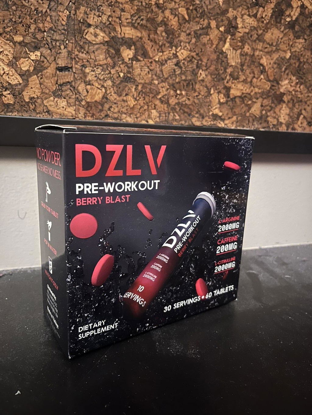 DZLV - The Original Dissolvable Preworkout Tablet (30 Servings)