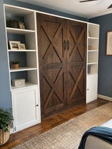 Vertical Murphy Bed / Wall Bed - Double Size