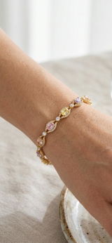 Golden Rainbow Armband