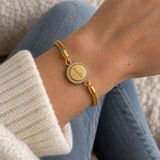 Gravierbares Armband mit Zirkon Platte