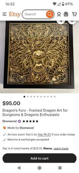 Etsy customer review photo