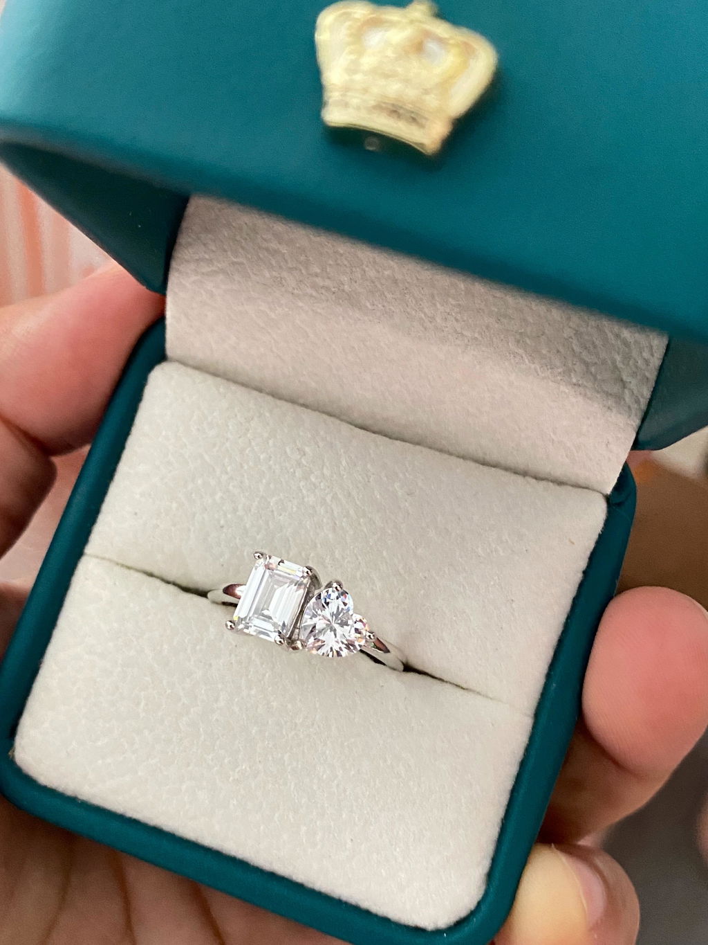 Forevermore - Two Birthstone Rings | Toi et Moi Engagement Ring
